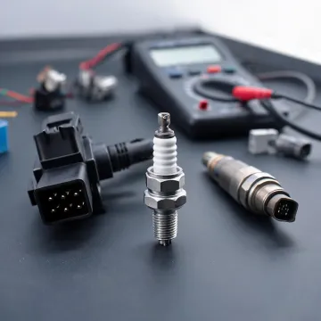 Champion spark plug close-up