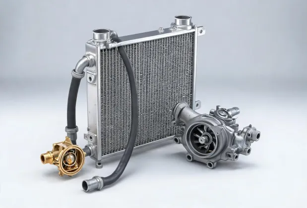 Champion cooling system components in thermal review setting